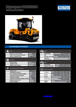 Kombinasyon makaralar Dynapac CC 3200 C
