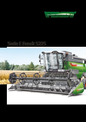 Combine Harvesters Fendt 5225 E
