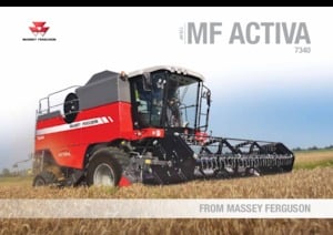 Biçer döver Massey Ferguson Activa 7340