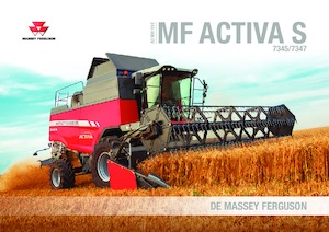 Biçer döver Massey Ferguson Activa 7345S-MCS
