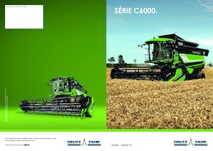 Biçer döver DEUTZ-FAHR C 6205 TS Farmline