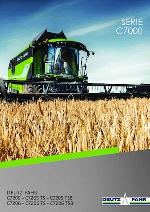 Combine Harvesters DEUTZ-FAHR C 7206 TS