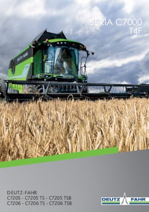 Biçer döver DEUTZ-FAHR C 7206 TSB