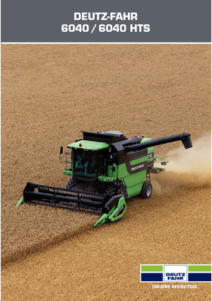 Biçer döver DEUTZ-FAHR 6040 C HTS