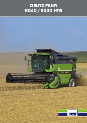 Biçer döver DEUTZ-FAHR 6040 C HTS