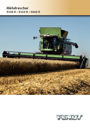 Biçer döver Fendt 9350 R