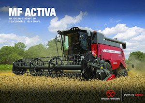 Combine Harvesters Massey Ferguson Activa 7343-MCS
