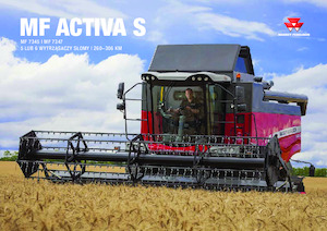 Combine Harvesters Massey Ferguson Activa S 7347-MCS PL 