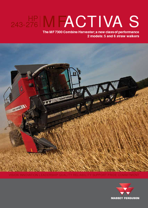 Combine Harvesters Massey Ferguson Activa 7347 S-MC