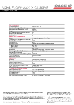 Biçer döver Case IH AF 2388 X Clusive