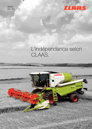 Biçer döver Claas Avero 160