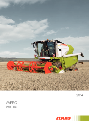 Biçer döver Claas Avero 240
