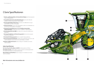 Combine Harvesters John Deere C 670