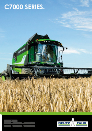 Biçer döver DEUTZ-FAHR C 7206 TSB