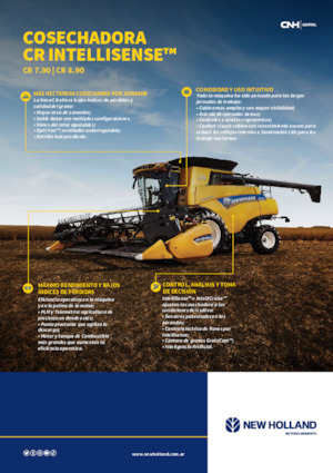 Combine Harvesters New Holland CR 8.90 INTELLISENSE™