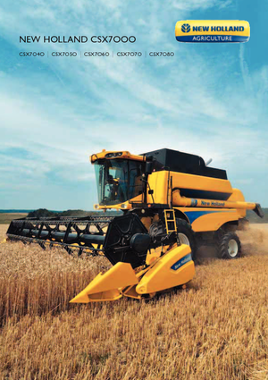 Combine Harvesters New Holland CSX 7080 Laterale
