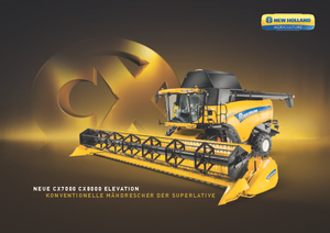 Combine Harvesters New Holland CX 8070 Elevation
