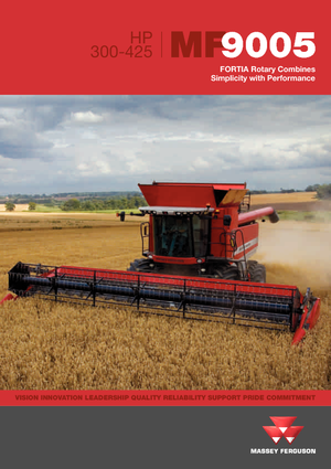 Combine Harvesters Massey Ferguson Fortia 9795