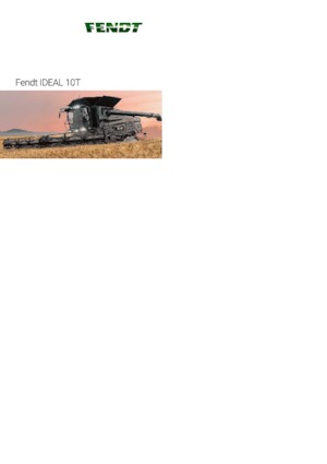 Combine Harvesters Fendt Ideal 10T 