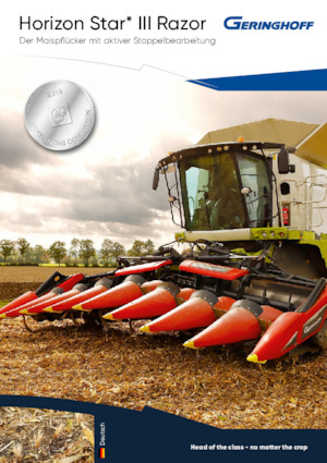 Combine harvesters maize pickers Geringhoff HSIII 800 FB