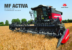 Biçer döver Massey Ferguson MF Activa 7344 