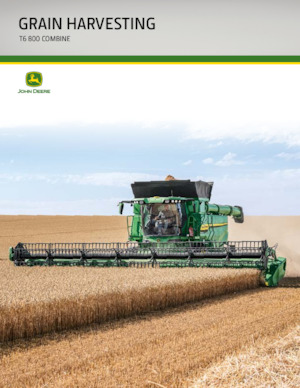 Biçer döver John Deere T6 800