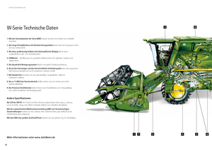 Combine Harvesters John Deere W 550