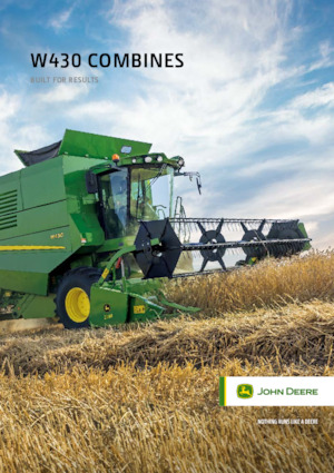 Combine Harvesters John Deere W430
