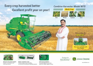 Combine Harvesters John Deere W70