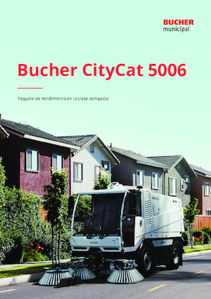 Kompakt süpürücüler Bucher-Schörling CityCat 5006