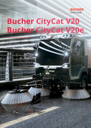Compact Sweepers Bucher-Schörling CityCat V20