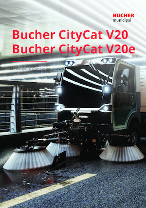 Kompakt süpürücüler Bucher-Schörling CityCat V20
