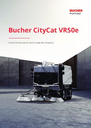 Kompakt süpürücüler Bucher-Schörling CityCat VR50e
