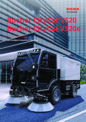 Compact Sweepers Bucher-Schörling CityCat VS20