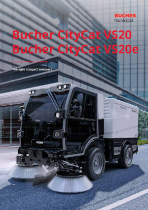 Compact Sweepers Bucher-Schörling CityCat VS20