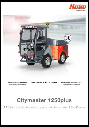 Compact Sweepers Hako Citymaster 1250 plus
