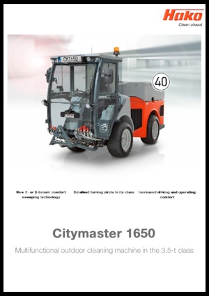 Compact Sweepers Hako Citymaster 1650