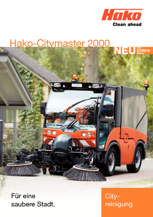 Compact Sweepers Hako Citymaster 2000 E5 3B