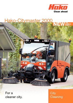 Compact Sweepers Hako Citymaster 2000 E5 3B