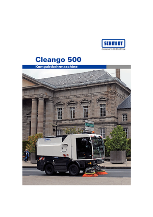 Kompakt süpürücüler Schmidt Cleango 500