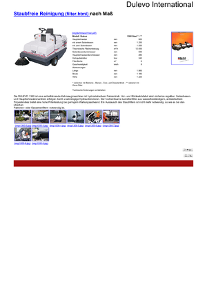 Compact Sweepers Dulevo Dulevo 1300 Star EH