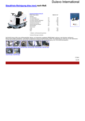 Compact Sweepers Dulevo Dulevo Sprint 1000 EH
