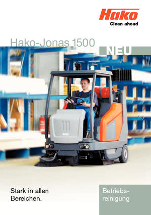 Compact Sweepers Hako Jonas 1500 D