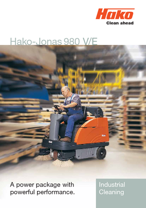 Kompakt süpürücüler Hako Jonas 980 VH