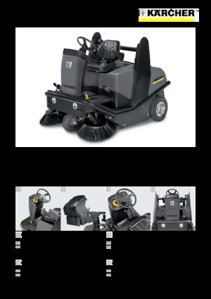 Compact Sweepers Kärcher KM 120/150 R P 2 SB