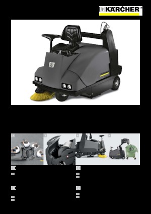 Kompakt süpürücüler Kärcher KMR 1250 BAT Pack