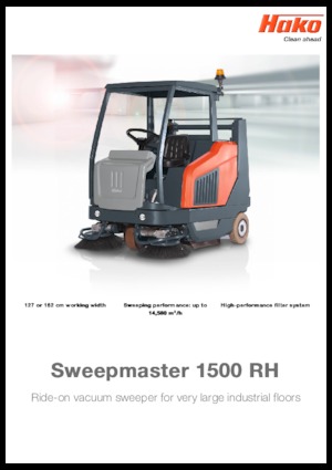 Kompakt süpürücüler Hako Sweepmaster D 1500 RH