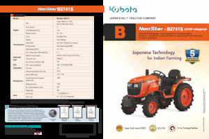 Compact Utility Tractors Kubota B2741S