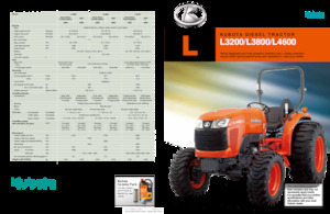 Compact Utility Tractors Kubota L3800GDT