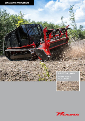 Compact Utility Tractors Prinoth Raptor 300